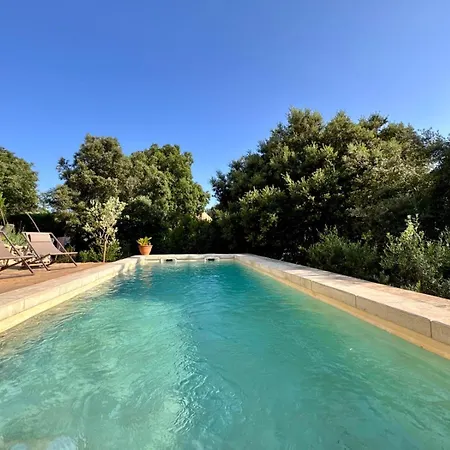 Villa Maison De Charme Uzes Piscine 6 A 7 Personnes En Pleine Nature Saint-Siffret